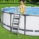 preview thumbnail 5 of 6, Bestway Steel Pro MAX 14'x48" Round Above Ground Swimming Pool with Pump & Cover - 128.8