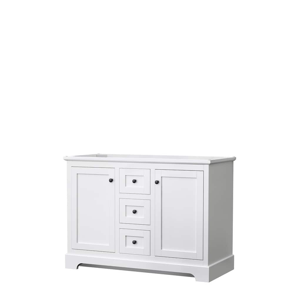 Avery 48-Inch Double Vanity Cabinet, No Mirror