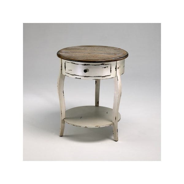 Cyan Design 2469 24 5 Abelard Side Table Distressed White Cyan Design 2469 24 5 Abelard Side Table Distressed White And Gray