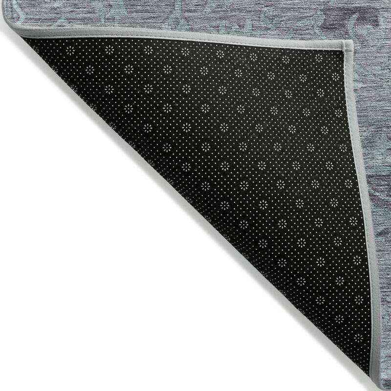 HomeRoots Floral Traditional Rectangle Outdoor Rug