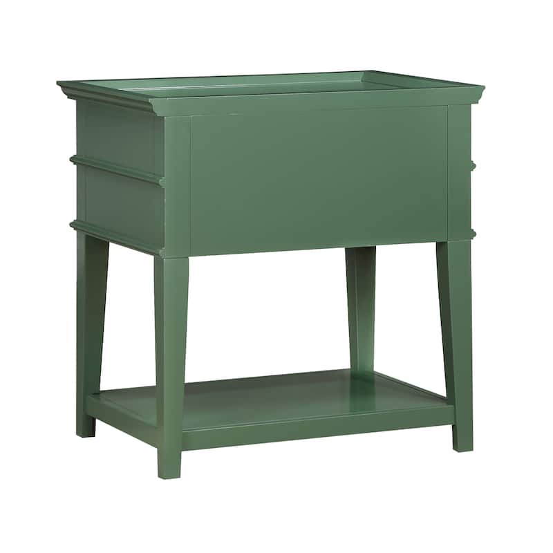 Collette 2-Drawer Tray Top Nightstand by Greyson Living