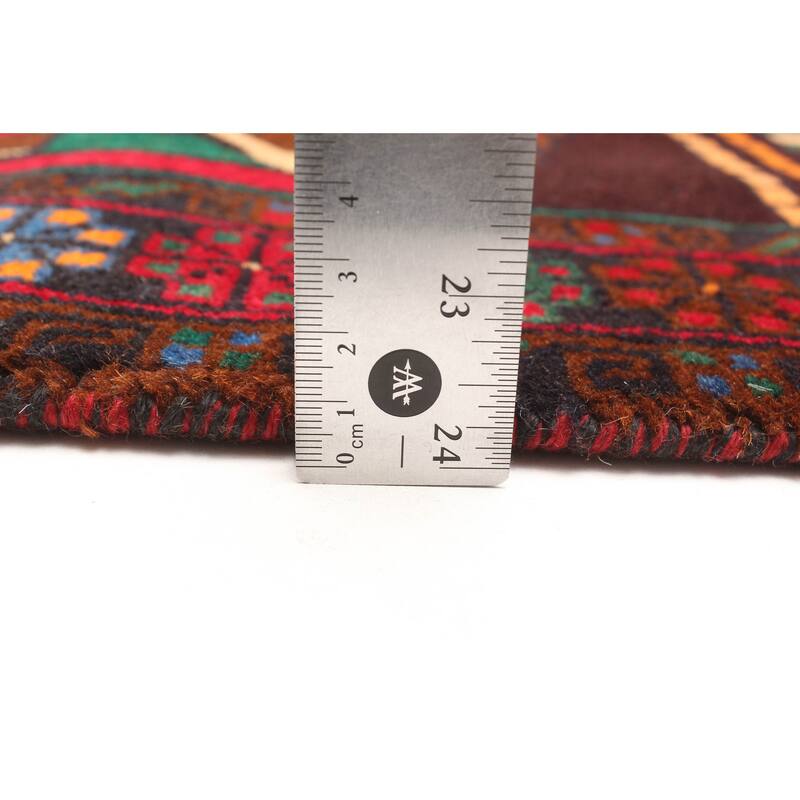 ECARPETGALLERY Hand-knotted Teimani Red Wool Rug - 2'10 x 4'6