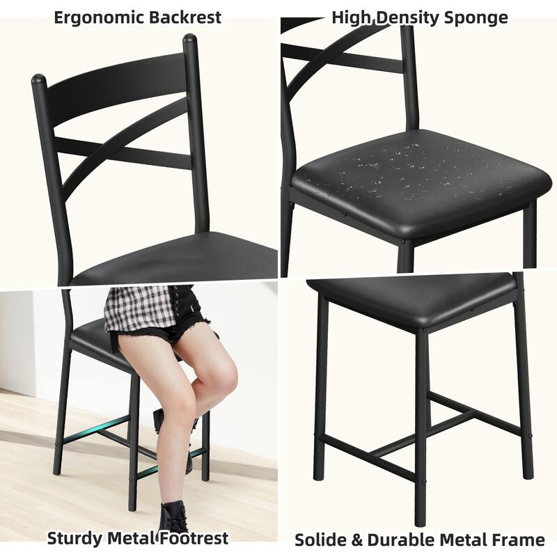 Kitchen Bar Table and Chairs for 2