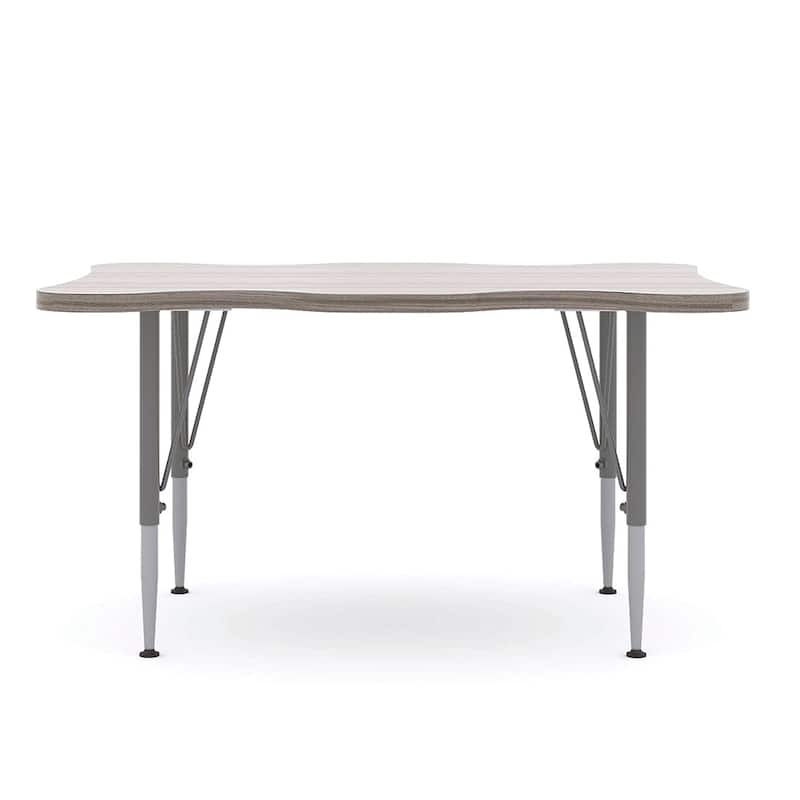 Tot Mate 40" W x 30" D My Place Rectangular Table, Height 14" to 23", Ready-To-Assemble