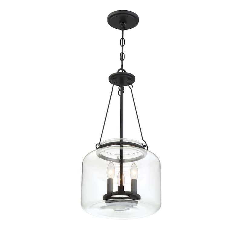 Savoy House Akron 3 Light 12" Wide Taper Candle Pendant