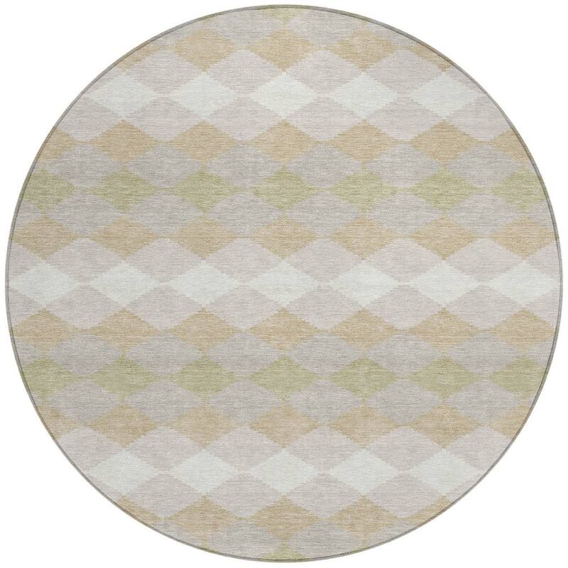 HomeRoots Geometric Transitional Rectangle Outdoor Rug