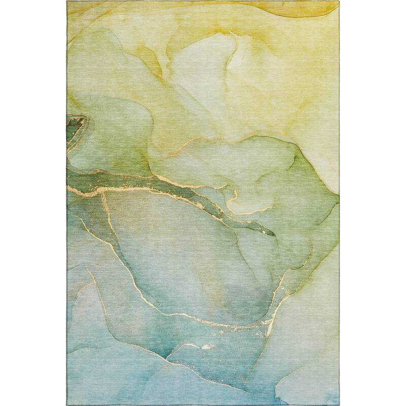Premium Washable Super Soft Contemporary Abstract Mayfield Rug