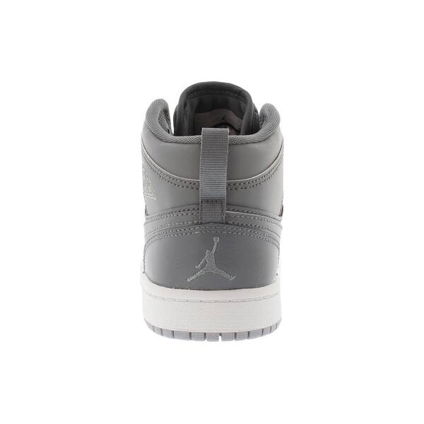 Shop Jordan Air Jordan 1 Mid Basketball Preschool Boy S Shoes