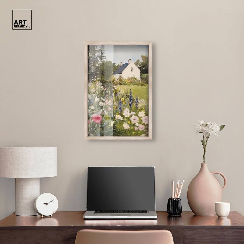 Floral Farmhouse II Shadowbox by Art Remedy