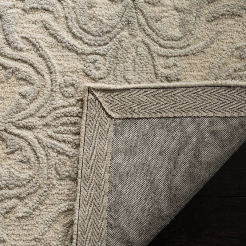 SAFAVIEH Handmade Blossom Letty Modern Floral Wool Rug