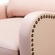 preview thumbnail 23 of 166, Brigida Multifunctional Modern Genuine Leather Nailhead Trim Recliner with Adjustable Footrest Set of 2 by HULALA HOME