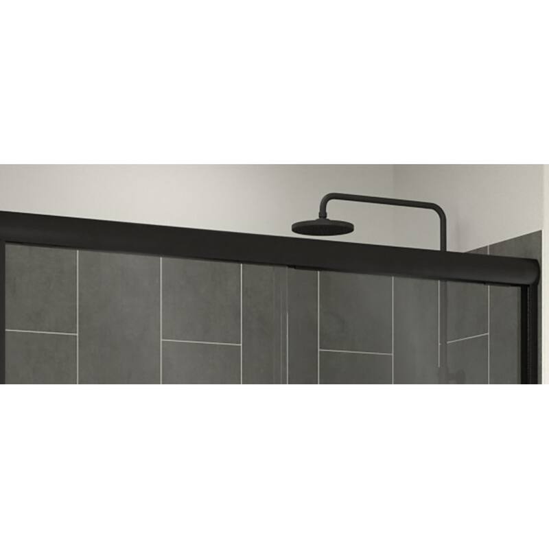 Miseno 72" High x 46-48" Wide Sliding Framed Shower Door with 1/4"