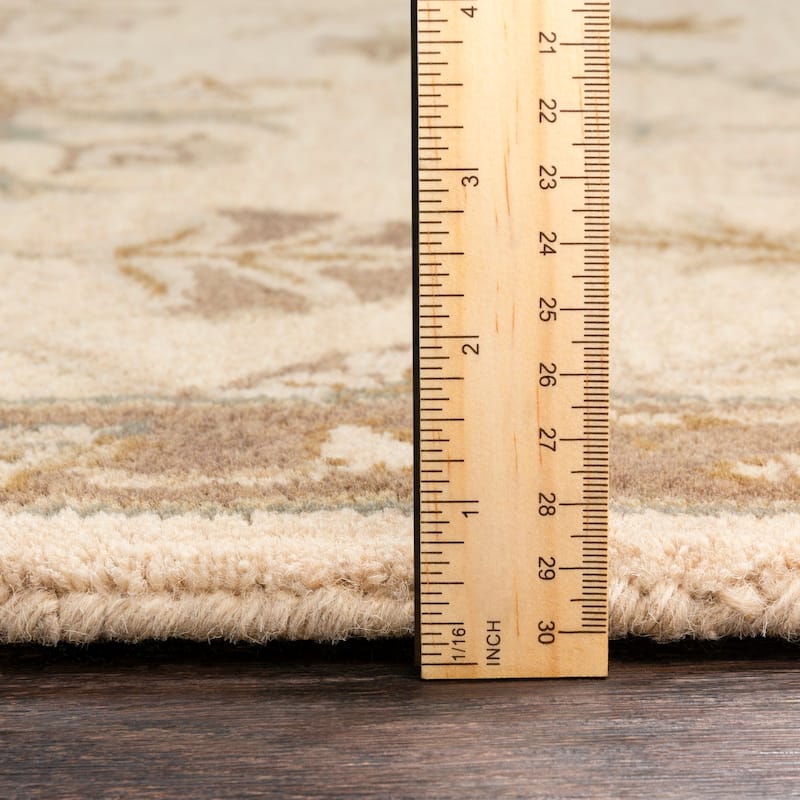 Hand-tufted Karla Traditional Wool Area Rug