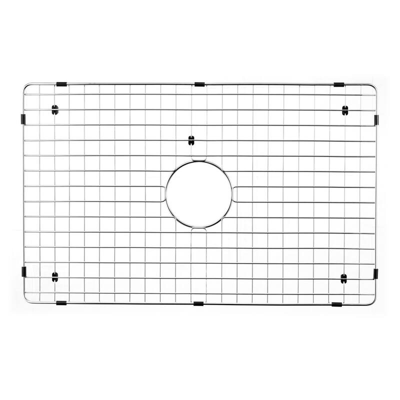 Houzer Wirecraft 17-1/8"L x 27-1/22"W Stainless Steel Kitchen Sink - Stainless Steel