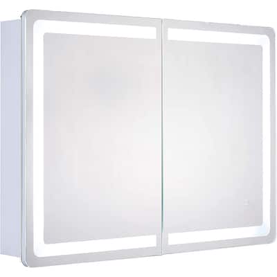 Egret M16 34" W X 24" H Tri-Color LED Medicine Cabinet with Dimmable Touch Sensor and Anti-Fog pad - 34x24