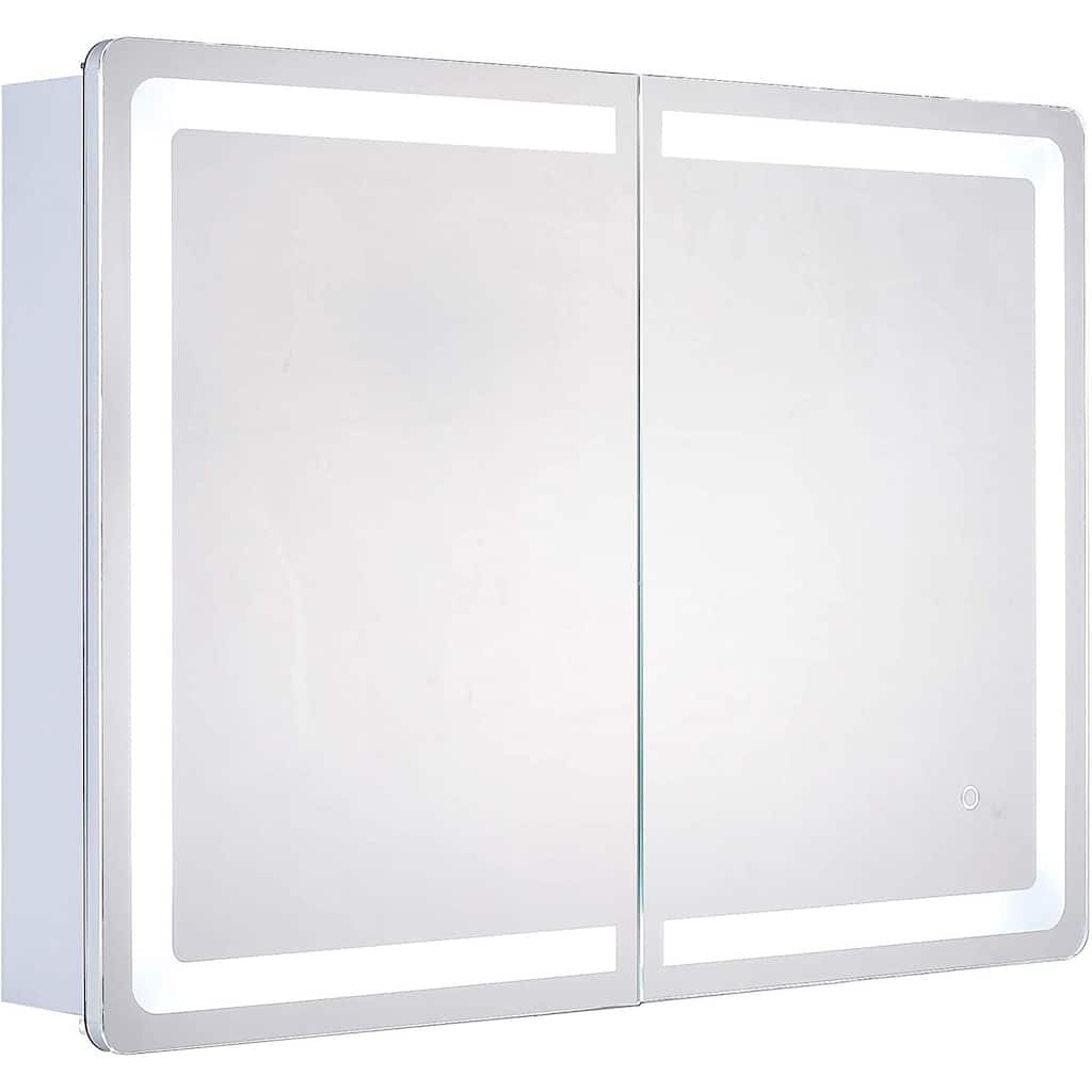 Egret M16 34" W X 24" H Tri-Color LED Medicine Cabinet with Dimmable Touch Sensor and Anti-Fog pad - 34x24
