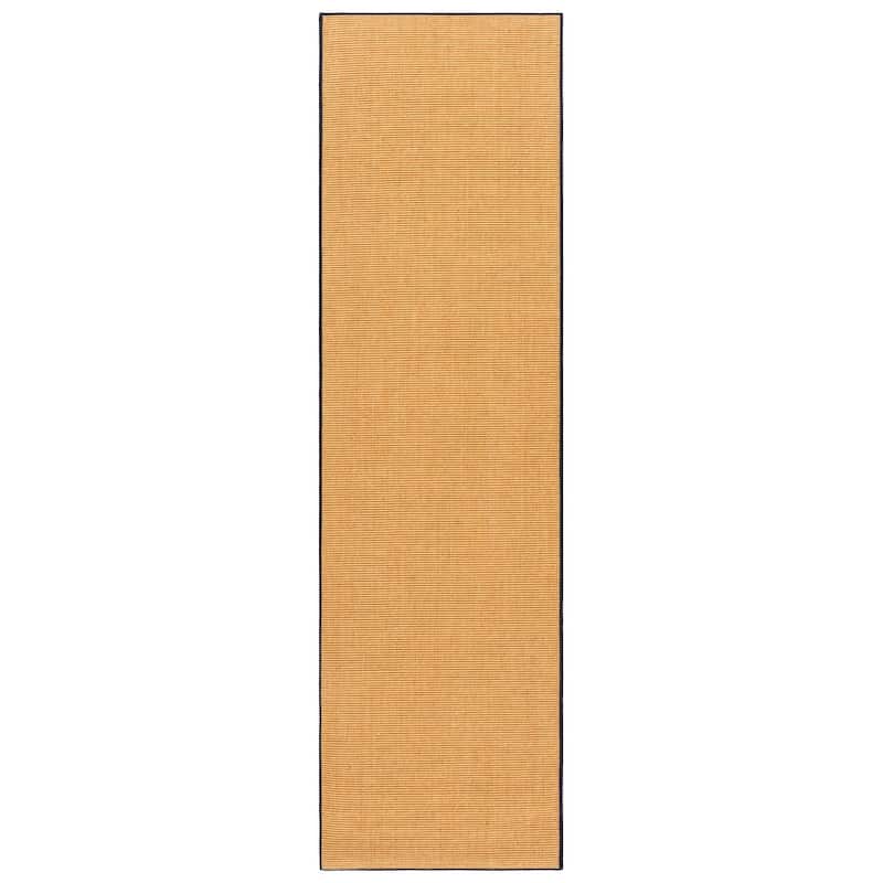 Martha Stewart by SAFAVIEH Klarita Sisal & Jute Area Rug - 2'3" x 8' Runner - Natural/Grey