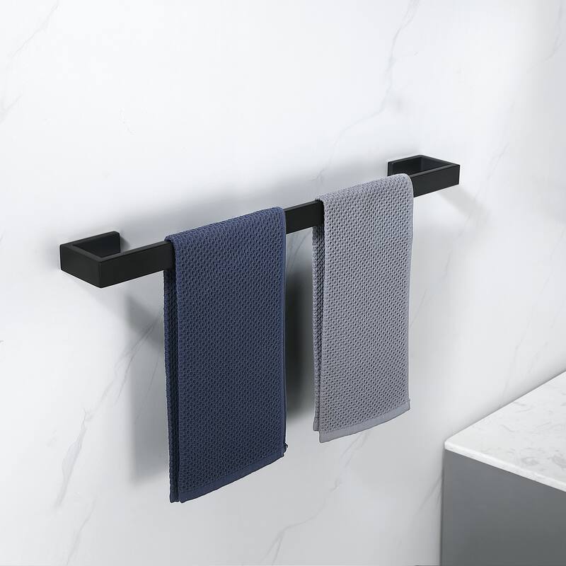 24'' Wall Mounted Towel Bar Towel Holder(Set of 2)
