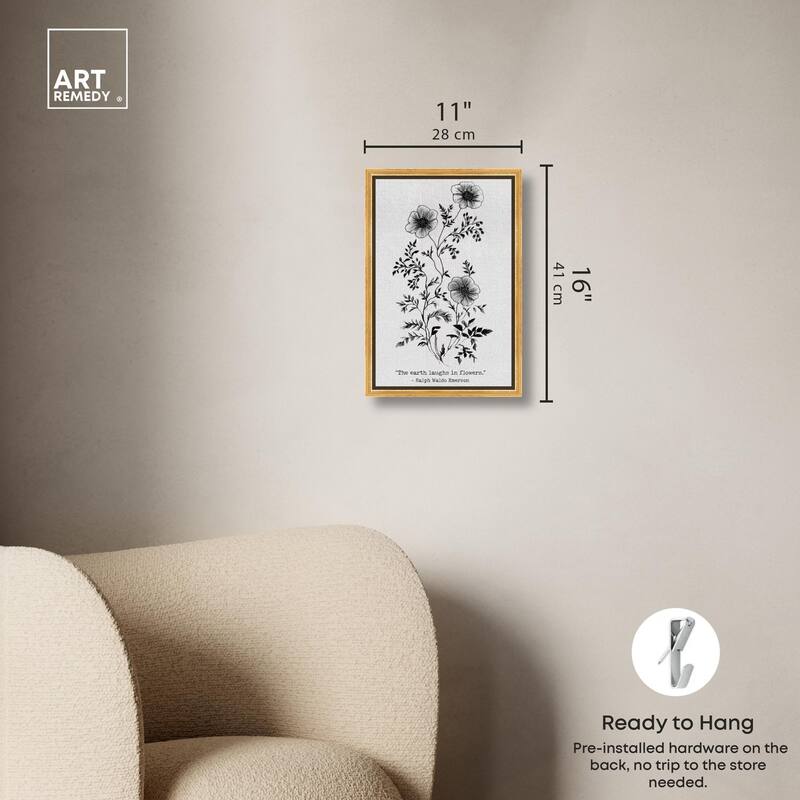 Earth Laughs in Flowers Canvas by Art Remedy