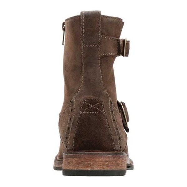 clarks brown biker boots