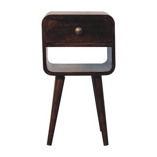 Artisan Furniture Solid Wood Mini Lille Curved Bedside