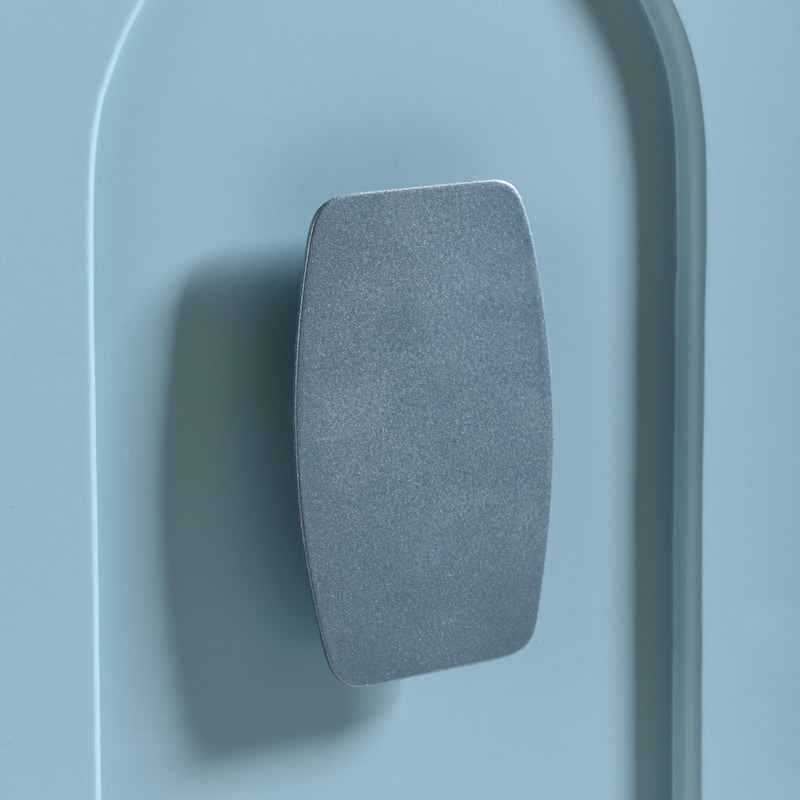 StyleCraft Modern Geo 3-Door Cabinet - Skye Blue