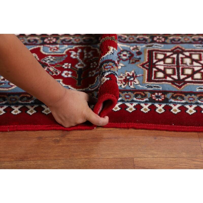 Animal Design Floral Kashan Turkish Area Rug Machine Made Carpet - 9'9" x 12'8"