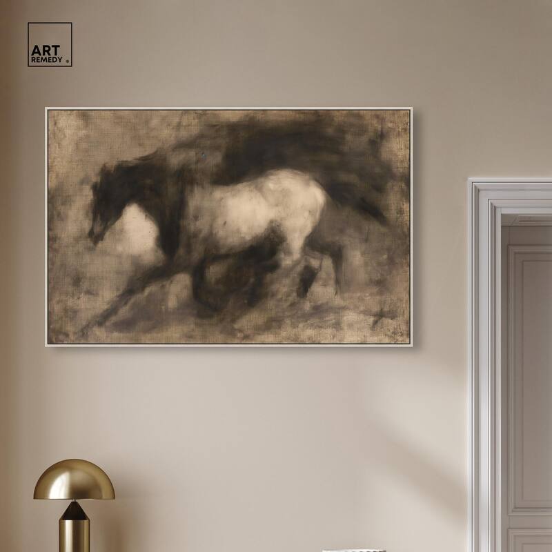Dark Horse Canvas by Art Remedy