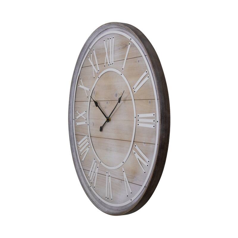 Yosemite Home Decor "Rustic Age" Wall Clock