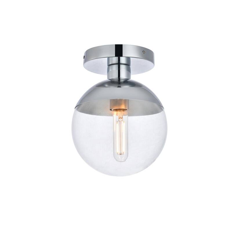 Clear Glass 1-light Flush Mount
