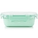 21 Ounce Glass Container with Snap On Lid in Mint - Bed Bath & Beyond ...