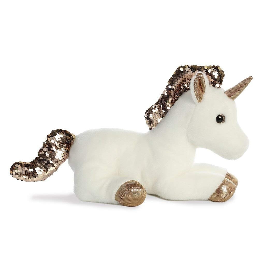 unicorn sequin teddy