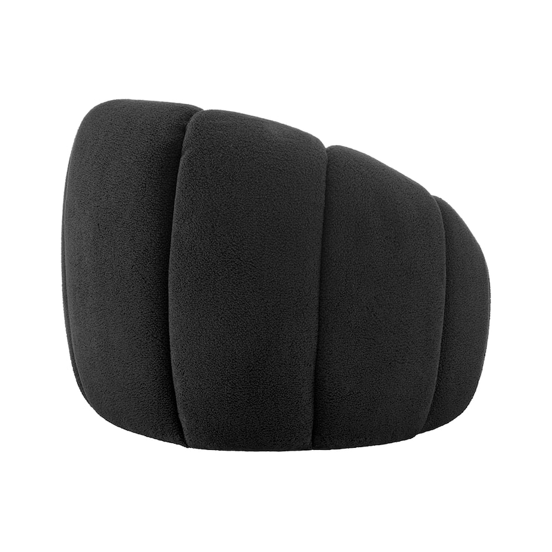 NPD Furniture Callista Boucle Swivel Accent Chair