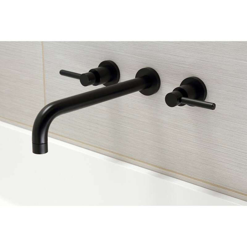 Kingston Brass Concord 3-Hole Wall Mount Roman Tub Faucet