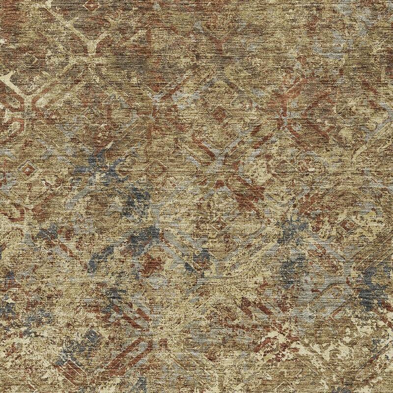 HomeRoots Geometric Transitional Rectangle Outdoor Rug