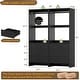preview thumbnail 41 of 81, Cimly Closet System with Wood Drawers and Hanging Rods, Organizer Wardrobe for Walk-in and Reach-in Closet