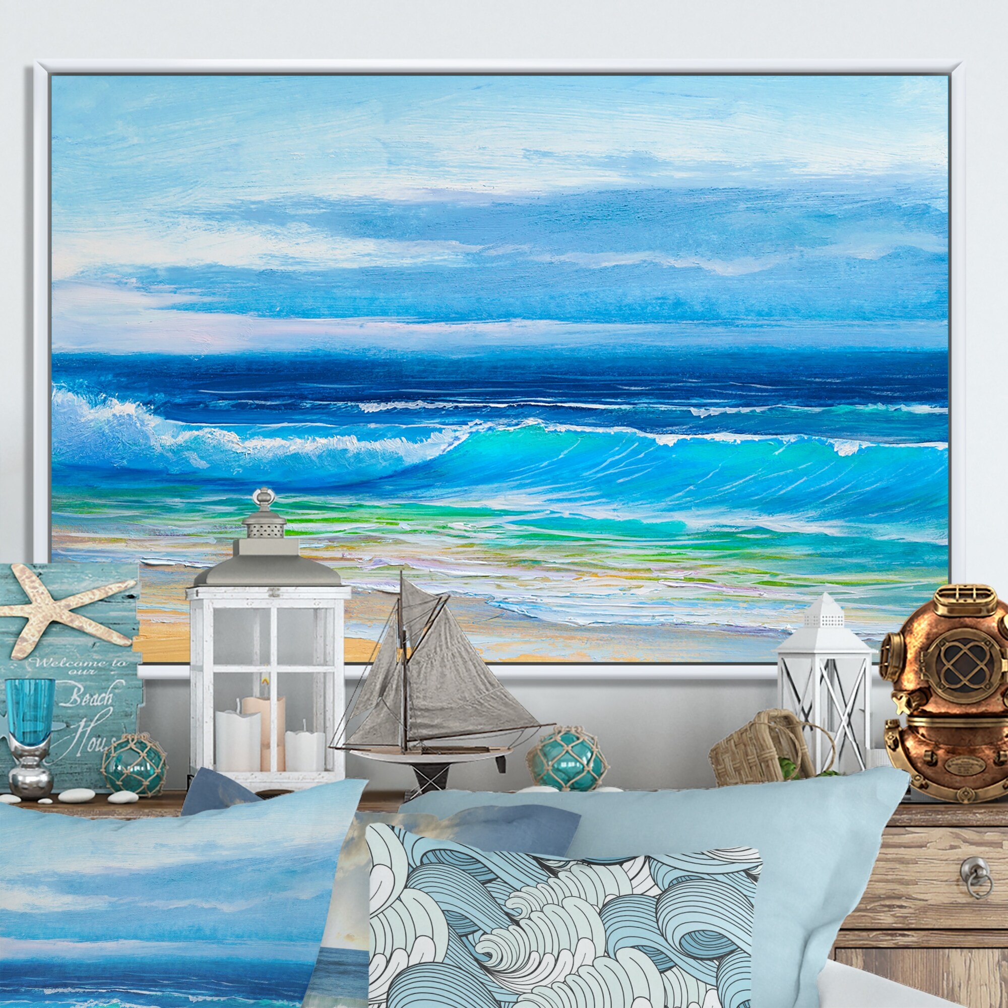 Designart-'Beautiful-Blue-