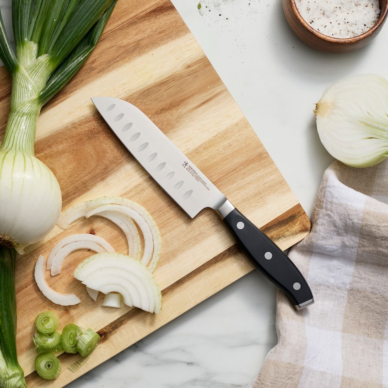 HENCKELS Forged Premio Hollow Edge Santoku Knife