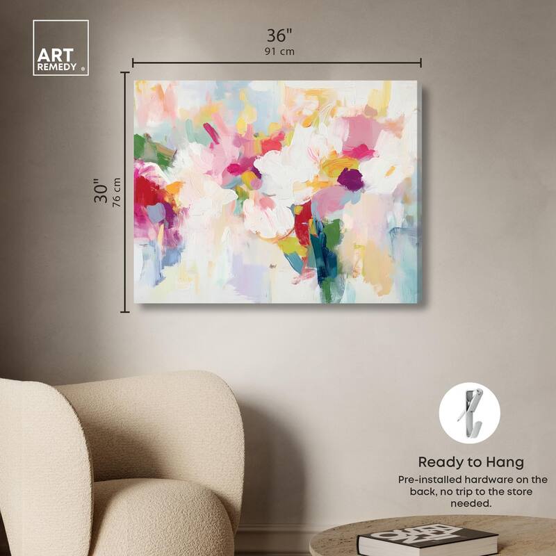 Saturated Colors I Canvas by Art Remedy, Gallery Wrapped