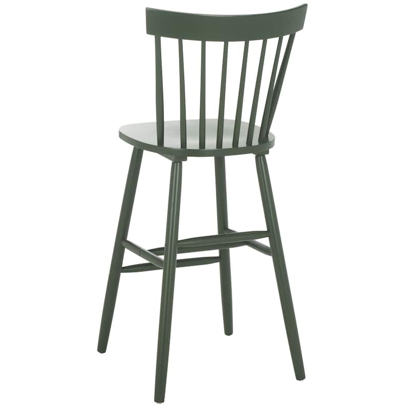 SAFAVIEH Belva 30-inch Spindle Farmhouse Bar Stool (Set of 2) - 20" W x 21" D x 44" H - 20"W x 21"D x 44"H