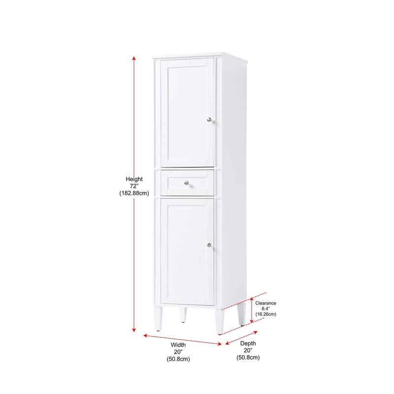 Eclipse Bath Storage Cabinet (16-28 In.)