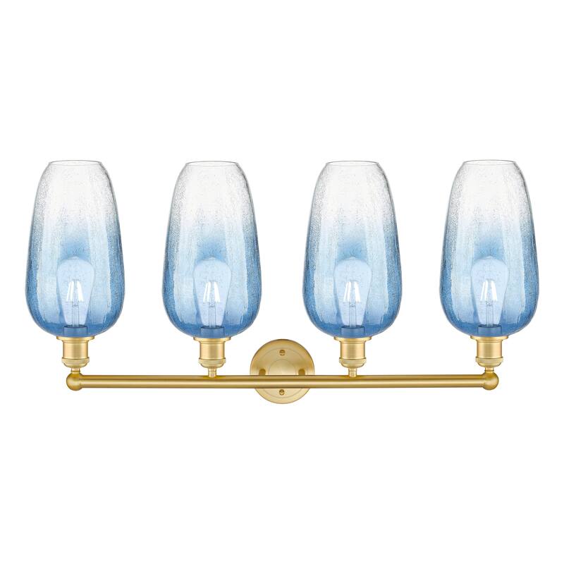 Innovations Lighting Endless Possibilities Edison - Brookhaven Flute - 4 Light 34" Bath Vanity Light