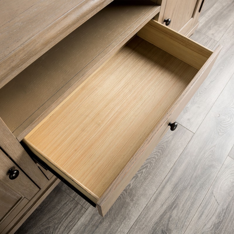 Furniture of America Trenden Farmhouse 72-inch Solid Wood 2-Drawer TV Stand