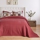 preview thumbnail 12 of 16, Greenland Home Oxford Quilted Bedspread Set, Traditional Plaid, Cotton