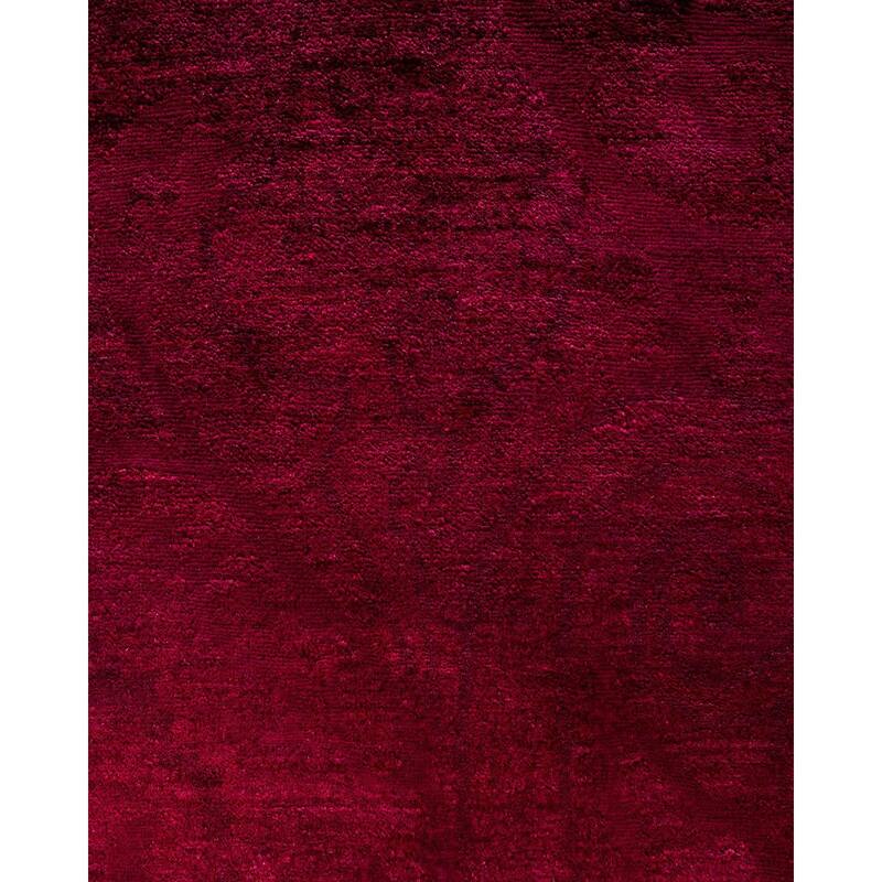 Vibrance One-of-a-Kind Hand-Knotted Area Rug - Red, 7' 7" x 9' 10" - 7' 7" x 9' 10"