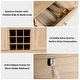 preview thumbnail 15 of 22, Transitional Buffet Server Sideboard with Wine Storage - 45.5" x 16" x 31.5" (L x W x H)