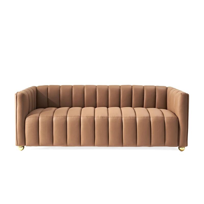 Channel Tufted Glam Indoor Living Room Sofa