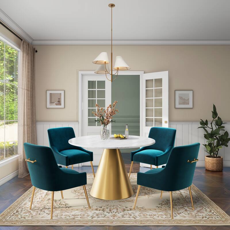 GZMR Upholstered Accent Dining Chairs Side Chairs (Set of 2)