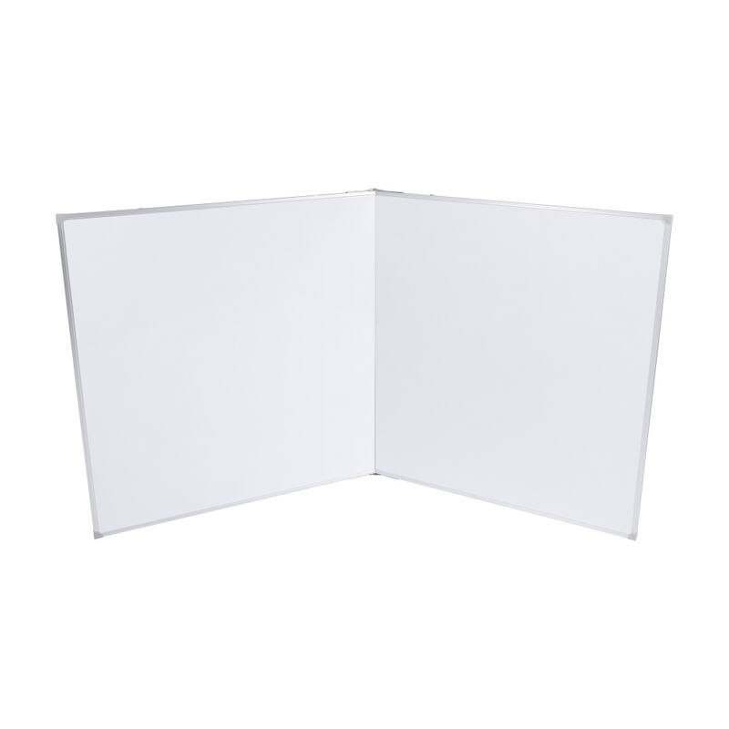 Aluminum Magnetic Dry Erase Board with Wall Mount, Marker Tray
