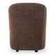 preview thumbnail 3 of 20, NADAAL STUDIOS Laken, Upholstered Rolling Dining Chair - 26 X 26 X 32.5